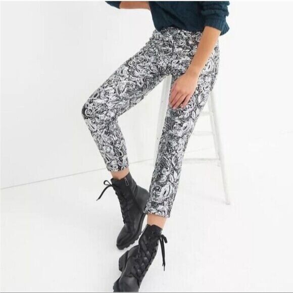 NWT Anthropologie Porridge Pascaline Silver Sequin Pants XS #140